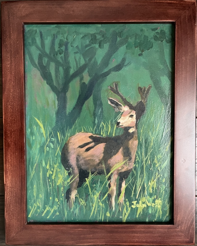 Forest Deer by artist John West